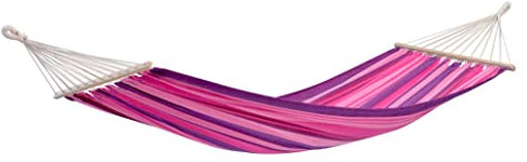 AMAZONAS Stabhängematte wetterfest UV-beständig Tonga Candy 200cm x 100cm bis 120kg buntgestreift