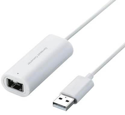 ELECOM Game pad converter for Wii Classic controller 1port [White] JC-W01UWH (Japan Import)