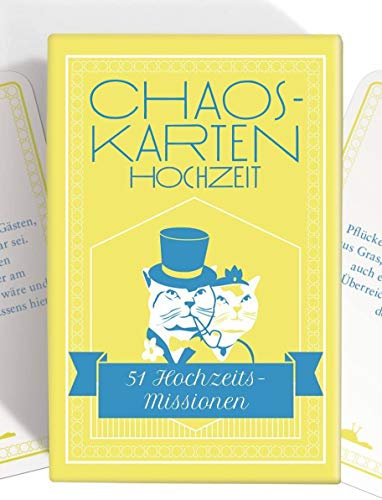 Chaoskarten Hochzeitsspiel – Das Original – 51 Aufgaben für eine unvergesslich lustige Hochzeit