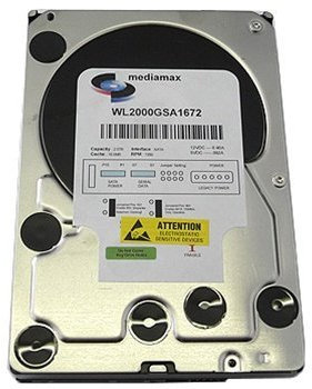 White Label 2 Terabyte (2TB) 16MB Cache 7200RPM SATA2 3.5 Internal Desktop Hard Drive (For PC, Mac, CCTV DVR, NAS) - w/ 1 Year Warranty