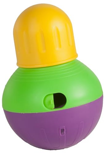 StarMark Hund bob-a-Lot Interaktives Hundespielzeug, SMBALS, beige, Small