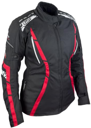 ROLEFF Racewear Motorradjacke Zelina, Rot, Größe XL