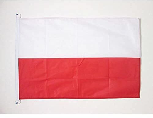 AZ FLAG Bandera de Polonia 150x90cm Uso Exterior - Bandera POLACA 90 x 150 cm Ojales