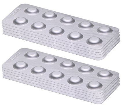 Ricarica cloro + PH, 50 compresse l'uno, per tester piscina