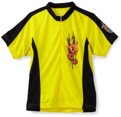 Kanu Bike Boy's Roadster Cycling Jersey (Yellow, X-Small)