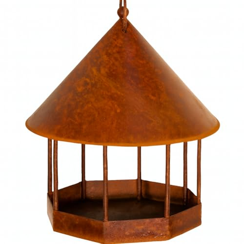 Dewoga Vogelhaus zum Hängen H ca 30 cm Vogelfutterhaus Vogelhäuschen