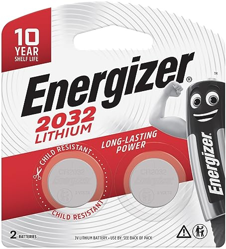 Energizer CR2032, 3 Volt Zero Mercury Lithium Battery