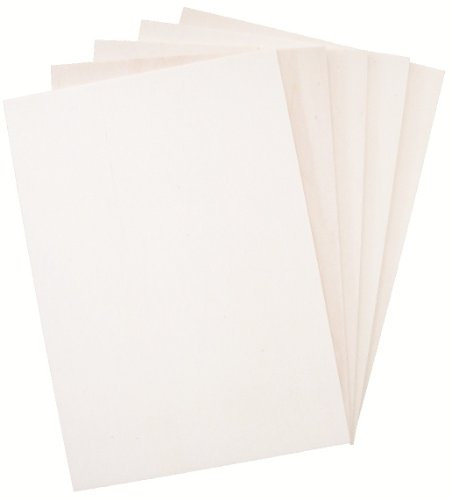 Hagspiel Laubsägeholz, 3 Stk. Sperrholz Pappel, Sperrholzplatten, 6 mm DIN A3 (30 cm x 42 cm) gebleicht