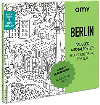 Giant Coloring Poster 70 x 100, Berlin