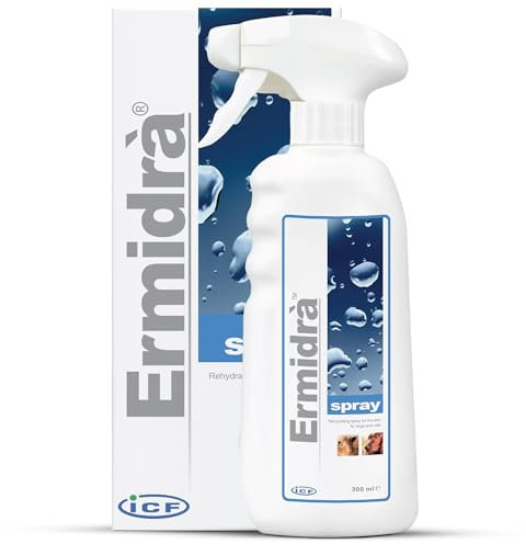 ICF | Ermidrà Spray Waterless Dry Shampoo Moisturising Wash for Dogs & Cats | Itchy Dry Smelly or Allergy Prone Sensitive Skin | 300 ml