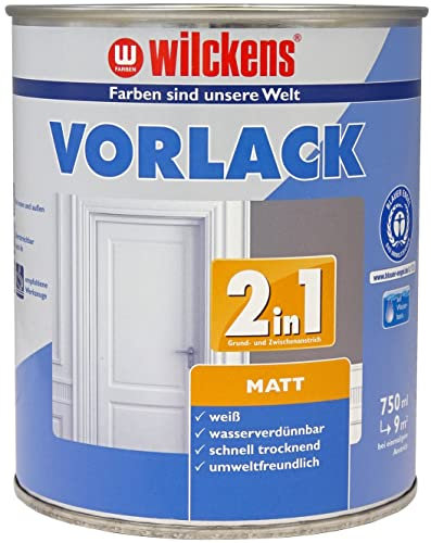 Wilckens 2in1 Vorlack matt, 750 ml, Weiß