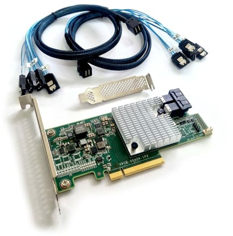 LSI Logic Controller-Karte LSI00344 9300-8i SGL SAS 8Port 12Gb/s PCIE3.0 HBA Brown Box (LSI00344)