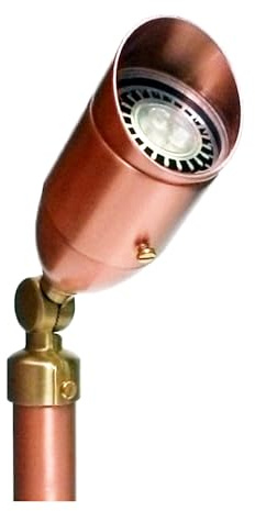 P.M. LIGHTING CS937-LED Professional Series Copper Bullet Spot Light