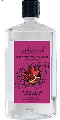 La-Tee-Da Effusion and Fragrance Lamp Oil Refills - 32 oz - PERFECTLY POMEGRANATE