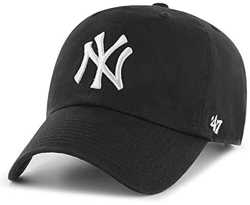 '47 New York Yankees Black MLB Clean Up Cap One-Size