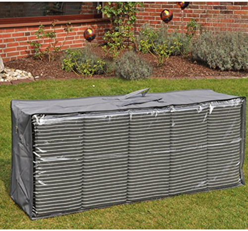 Tasche für Gartenmöbelauflagen mit wasserdichte Beschichtung, 125x32x50 cm: Schutzhülle Gartenstühle Auflagen Gartenmöbel Schutz Hülle Abdeckung Tragetasche