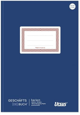 Ursus 608393 Ö-Geschäftsbuch A4 kariert