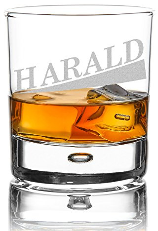 polar-effekt Personalised Gift Ideas - Bicchiere da Whisky con Incisione Personalizzabile, Ideale Come Regalo di Compleanno per Uomini, papà, Regalo per Amici, Compleanno
