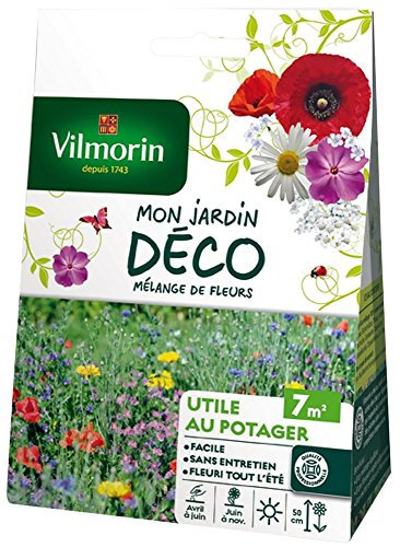Vilmorin 5868207 Pack de Graines Mélange de Fleurs Coin Utile au Potager 7 m²