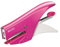 Leitz Cucitrice a Pinza, Capacità fino a 15 Fogli, Design Ergonomico in Metallo, Include Punti, Gamma WOW, Blister, Rosa