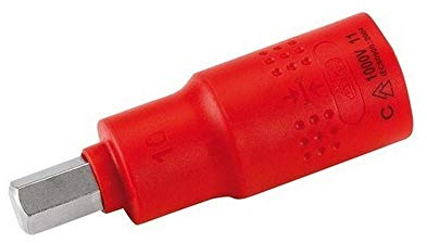 Alyco 190358 – Steckschlüssel isoliert 1000 V VDE en-60900 1/2 Sechskant 8 mm