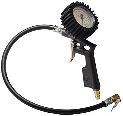 HVG Reifenfüller 0-10 bar mit Ventilstecker, Manometer Güteklasse 1.6