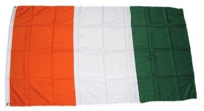 Flagge Elfenbeinküste 90 x 150 cm Fahne mit 2 Ösen 100g/m² Stoffgewicht Hissflagge
