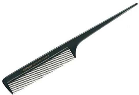 Comair 7000352 Stielkamm 501 fein gezahnt Carbon Profi Line