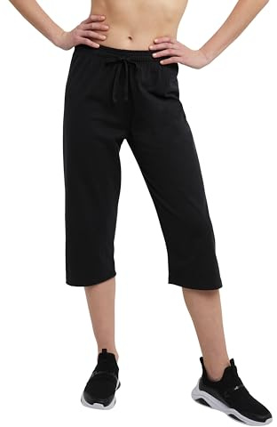 Champion Women's Jersey Capri Pants, -black, L