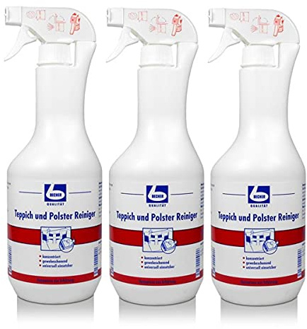 3x Dr. Becher Teppich und Polster Reiniger 1 Liter