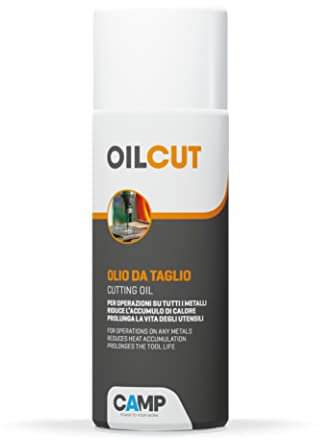 Camp OIL CUT Olio da taglio spray professionale con potere lubrificante e refrigerante, 400ml