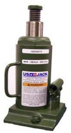 US Jack 12 Ton Hi-Range Jack 100% USA Made for When Failure is not an Option!