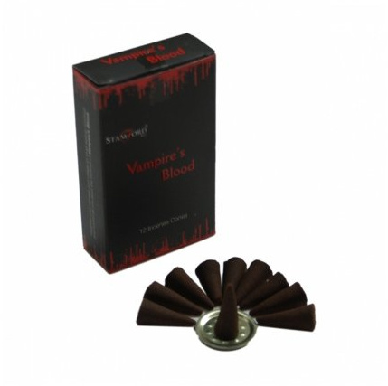 STAMFORD Vampires Kiss Incense Cones (12 Pack)