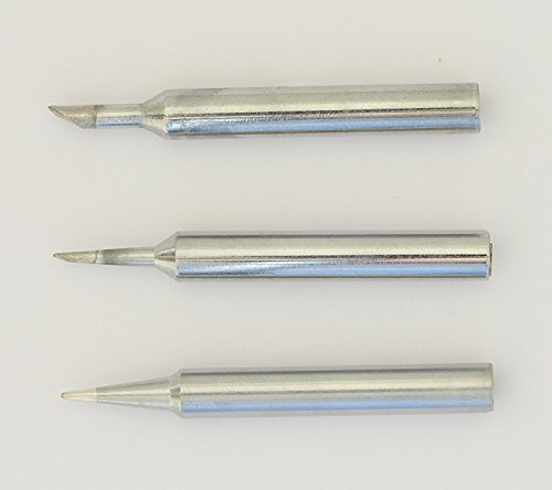 Pack of 3 Assorted Replacement Tips for the Antex CS, TCS,TC50 Soldering Iron (MMD00J0)