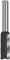 ENT 10213 Nutfräser HW, Schaft (S) 6 mm, Durchmesser (D) 6 mm, NL 25 mm, SL 32 mm, GL 61 mm