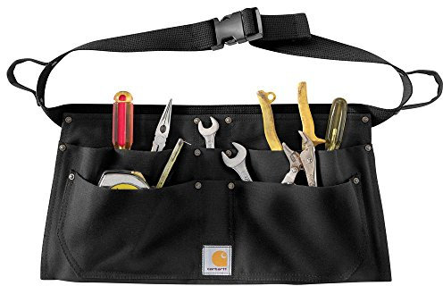 Carhartt Herren Firm Duck Werkzeugschürze, Schwarz, S-M