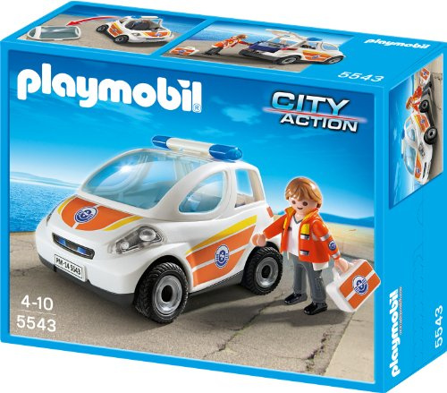 Playmobil 5543 Emergency Vehicle, Fun Imaginative Role-Play, PlaySets Suitable for Children Ages 4+