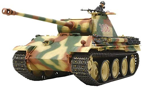 TAMIYA 30055 1:35 Dt. Panther G Frühe (Motor) Nachbildung Plastikbau DIY Modellbausatz Montage unlackiert, Mittel