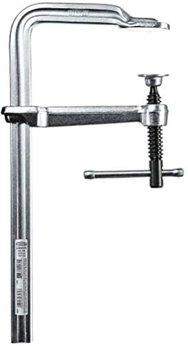 BESSEY Ganzstahlzwinge GS100K | 1000 mm Spannweite | 120 mm Ausladung | Stabile Ganzstahlzwinge mit Knebelgriff ermöglicht sicheres und präzises Spannen verschiedenster Werkstücke
