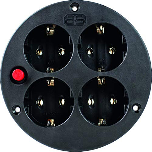 As - schwabe 10542 - Prese a 4 vie utilizzano ip20, contatto di terra e di protezione termica, 230 v