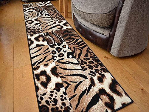 Trend Leopard Tiger Design Rug. Available in 8 Sizes (60cm x 225cm)