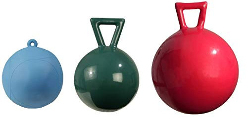 Pfiff 001171 Pferdespielball, Spielball für Pferde Beschäftigung, Grün, 30 cm