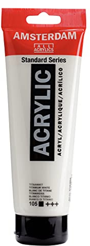 Amsterdam Standard Series Acrylique Tube 250 ml Blanc de Titane 105 (17121050)