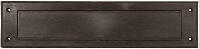 Quality Ellen Letterbox Seal Draught Excluder Brown with Flap Indoor Use 34cm