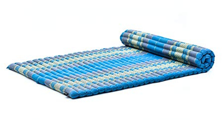 Leewadee Esterilla Thai Enrollable Ancha 190 x 100 cm - Kapok Masaje Thai & Dormir Alternativa Futon