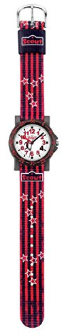 Scout Jungen-Armbanduhr Analog Quarz Textil 280375006