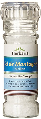 Herbaria Sizilianisches Steinsalz, 1er Pack (1 x 100 g Glasmühle)