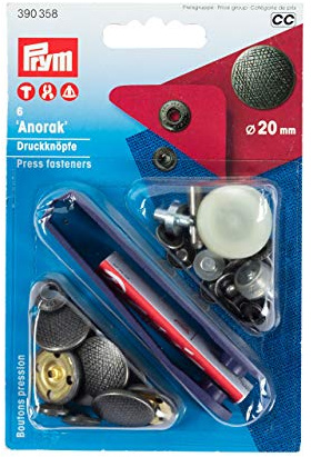 NF-Druckknopf Anorak Spirit MS 20 mm altsilber