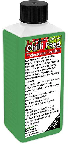GREEN24 Chilli Pepper (Capsicum) Tomato (Solanum) Liquid Fertilizer HighTech NPK, Root, Soil, Foliar, Fertiliser - Plant Food