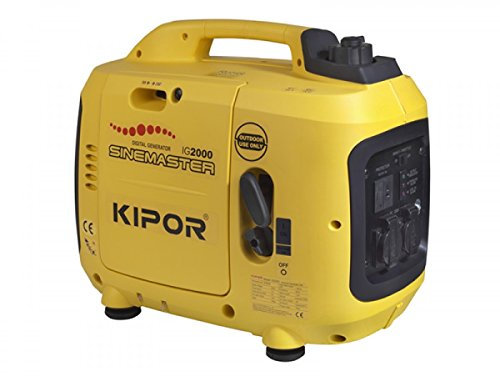 Kipor IG 2000 - Generatore di Corrente, 2.7 CV, 2 kW, 3.7l, Inverter